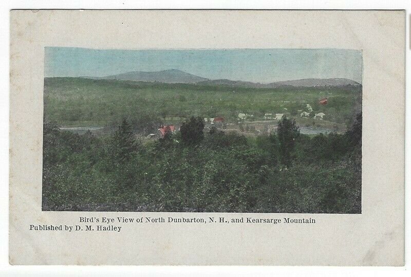 North Dunbarton, New Hampshire, Vintage Postcard Birds-eye View