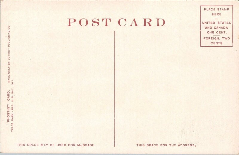 Vtg Daytona Florida FL The Beach 1910s Detroit Publishing Old View Postcard 