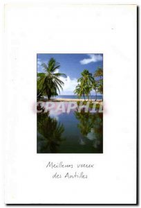 Modern Postcard Best Wishes Caribbean