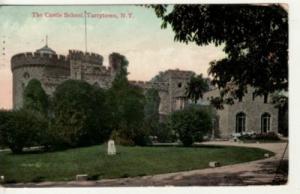 NY   TARRYTOWN   THE CASTLE SCHOOL  1909 postcard