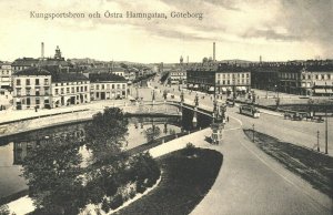 Sweden Kungsportsbron och Östra Hamngatan Göteborg Gothenburg Postcard 04.05