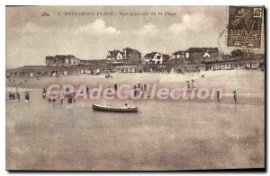 Postcard Old Merlimont Plage Vue Generale De La Plage