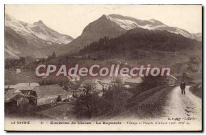 Postcard The Old Village Reposoir And Pointe D'Almet