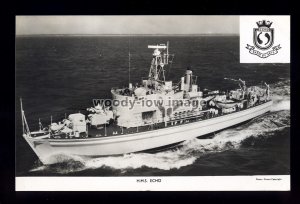 na7212 - Royal Navy Warship - HMS Echo - postcard