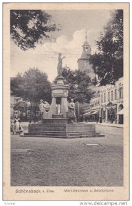 SCHONEBECK A. ELBE, Saxony-Anhalt, Germany, 1900-1910's; Marktbrunnen U. Salz...