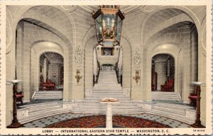 Linen Postcard Lobby at International Eastern Star Temple Washington D.C.