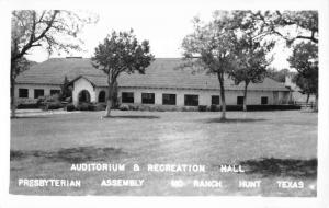 Hunt Texas Presbyterian Assembly Hall Real Photo Antique Postcard K24821