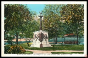 Memorial to Spanish American War Soldiers and Sailors, Bangor, Me