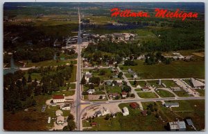 Hillman Michigan 1960s Postcard Aerial View