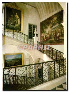 Old Postcard Staircase Francois Mansard
