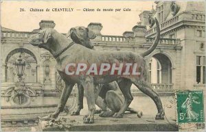 Old Postcard Chateau de Chantilly Hounds by Cain