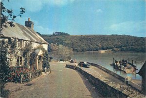 Postcard United Kingdom Cornwall king harry passage car road peninsula roseland