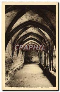 Postcard Abbey Of Saint Wandrille Le Cloitre