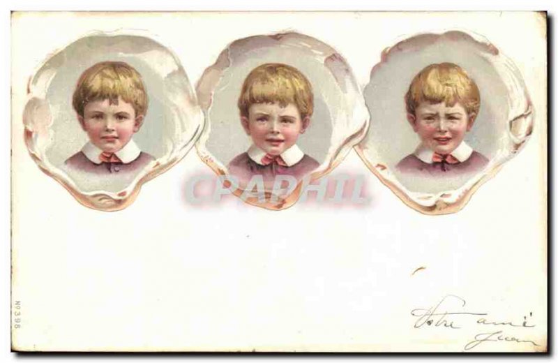 Old Postcard Fantasy Children