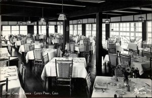 ESTES PARK CO Chalet Ranch Interior Old Real Photo RPPC  Postcard