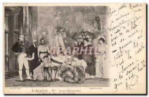 Postcard Old L & # 39Aiglon Sarah Bernhardt The death of the Duke of Reichsta...