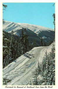 Approach to Bethoud Pass Continental Divide US 40 Postcard