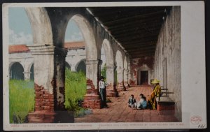 San Juan Capistrano Mission, CA - The Corridors - Early 1900s
