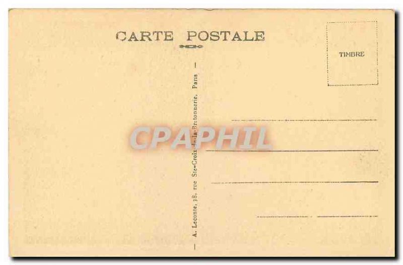 Old Postcard Paris Notre Dame the apse