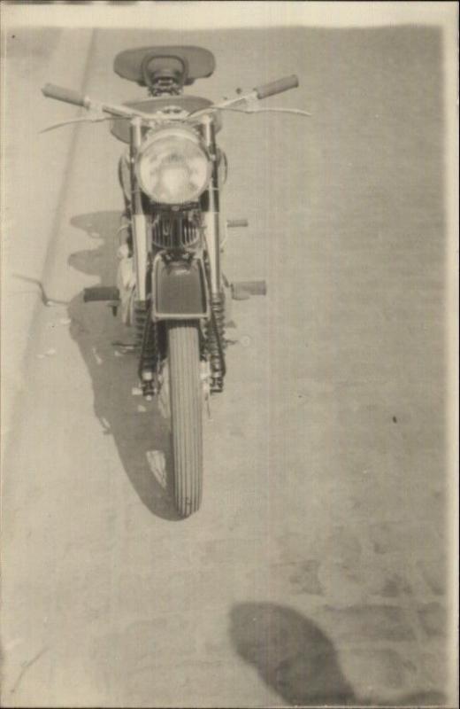 Old Motorcycle - Photograph - Postcard Size Non-Postcard