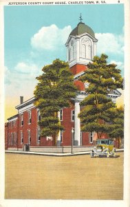 F84/ Charlestown West Virginia Postcard c1910 Court House Building