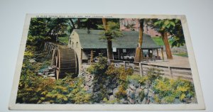 Ye Olde Towne Mill Built 1650 New London Conn. Postcard Tichnor Bros. 128434