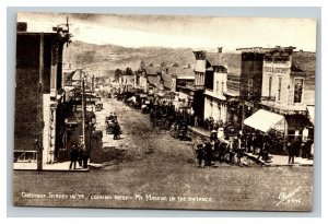 Vintage 1951 Photo Postcard Climax Colorado Western Town Chestnut Street 1879