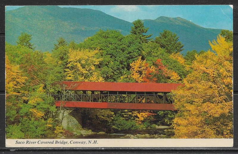 New Hampshire, Conway - Saco River Covered Bridge - [NH-255]