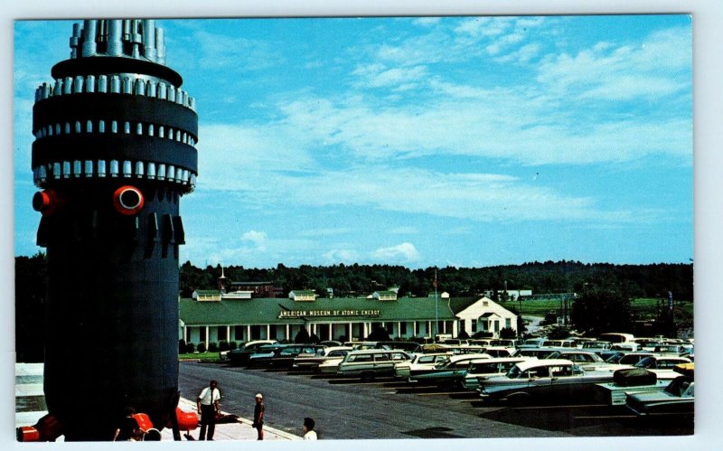 OAK RIDGE, TN Tennessee~American MUSEUM of ATOMIC ENERGY   c1950s Cars Postcard