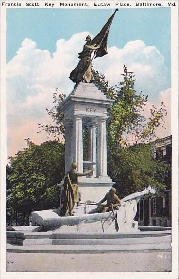 Francis Scott Key Monument Eutaw Place Baltimore Maryland