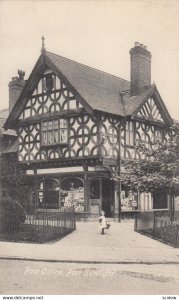 Port Sunlight, Wirral Peninsula, Merseyside, England., 1910s ; Post Office