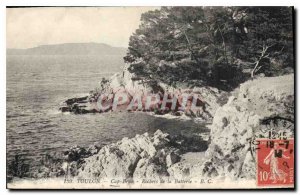 Old Postcard Toulon Cap Brown Rocks Battery