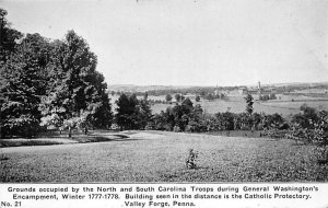 Grounds occupied by the North and South Carolina Troops Valley Forge, Pennsyl...