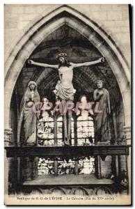 Old Postcard Lepine Notre Dame Calvary Christ