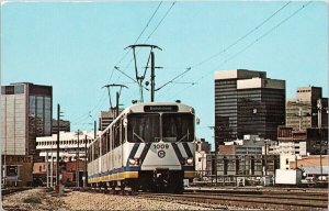 Edmonton Alberta LRT Transit North-East Light Rapid Transit Unused Postcard E99