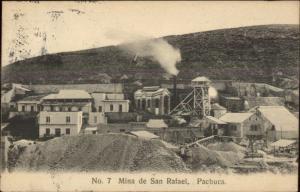 Pachuca Mexico Mina de San Rafael c1910 Used Postcard