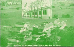 Postcard Hoard's Dairyman Farm in Fort Atkinson, Wisconsin~136595