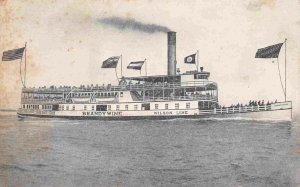 Steamer Brandywine Wilson Line 1910s postcard