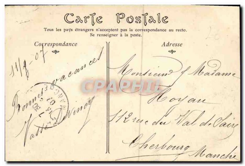 Old Postcard The Cliff West Coast Chateau