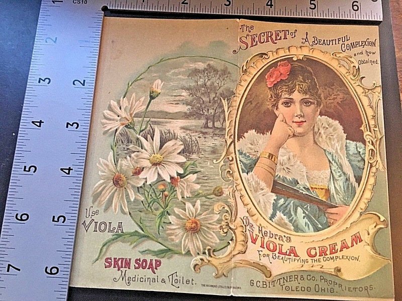 Dr. Hebra's Viola Cream , G.C. Bittner & Co in Toledo, OH.