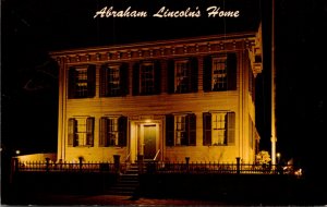 Illinois Springfield Abraham Lincoln's Home Night Scene