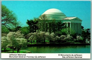 Jefferson Memorial Washington DC UNP Unused Chrome Postcard H14