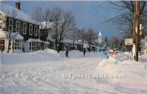 Snow Bound Bellport Village, L.I. NY Unused