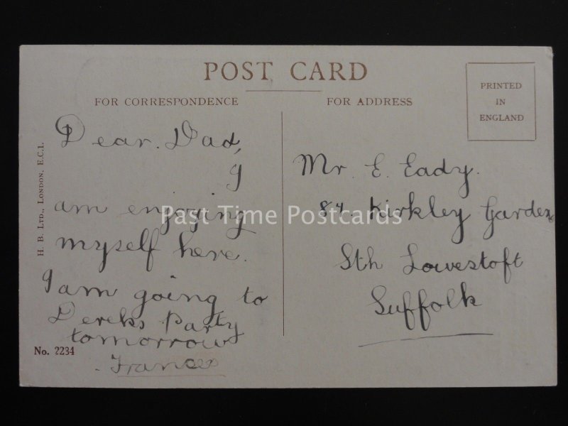 Comic Postcard DRUNK & BET - HENRY ITS TWENTY TO ONE....... c1928 H.B. Ltd 2234