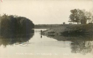 Postcard RPPC  Iowa St. Ansgar River Scene #1913 Cook 23-5422