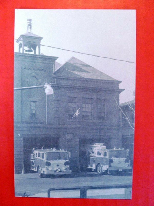 Postcard PA Harrisburg Reily Fire Company Fire Truck Fire Station