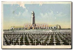 Old Postcard L & # 39ossuaire And National Cemetery Douaumont From