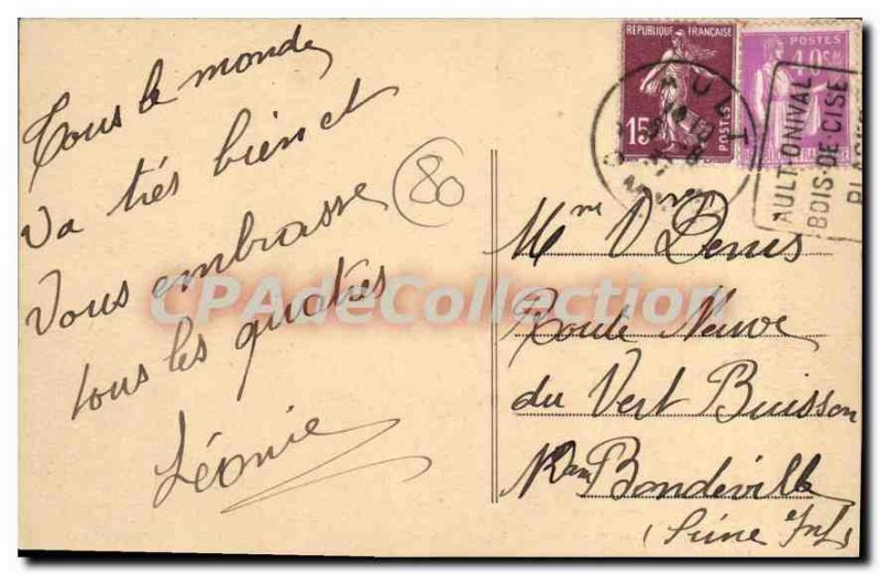 Old Postcard Onival on Sea Vue Generale (Maree Basse)