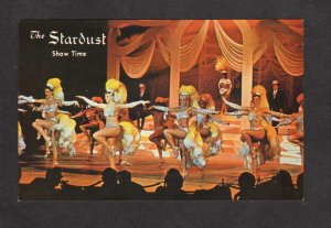 NV Stardust Casino Hotel Show Girls Las Vegas Nevada Postcard