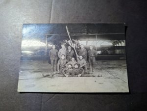 Mint Aviation RPPC Postcard Airplane and Flight Crew